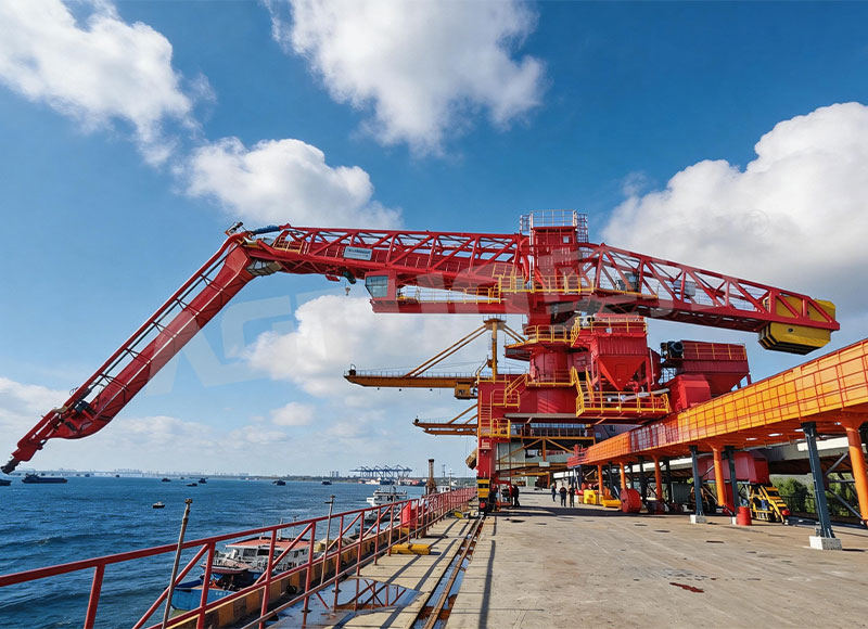 Hubei Yadong – Continuous Environmental Protection Screw Ship Unloader ATSL400B × 2
